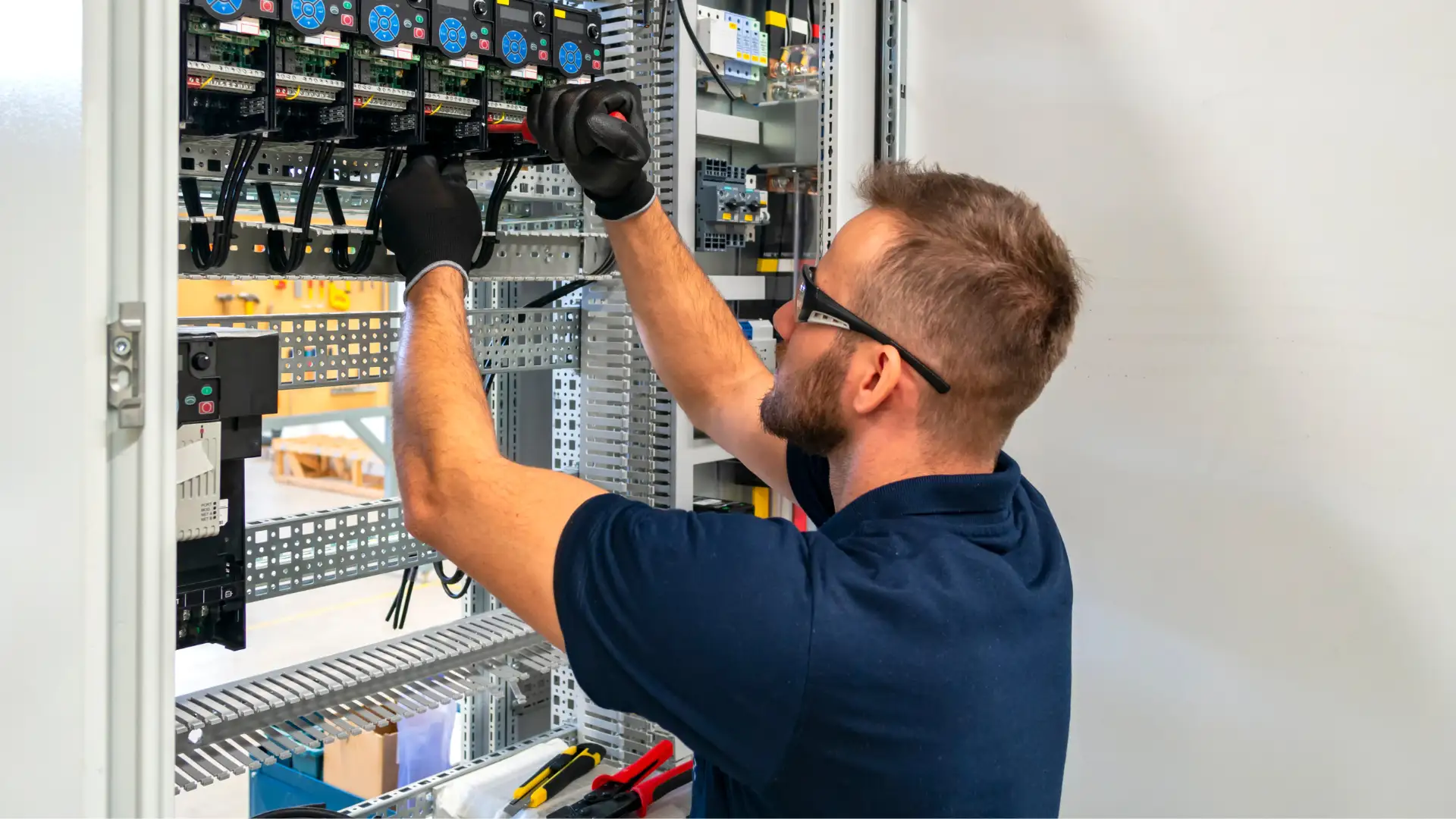 Electrician Working