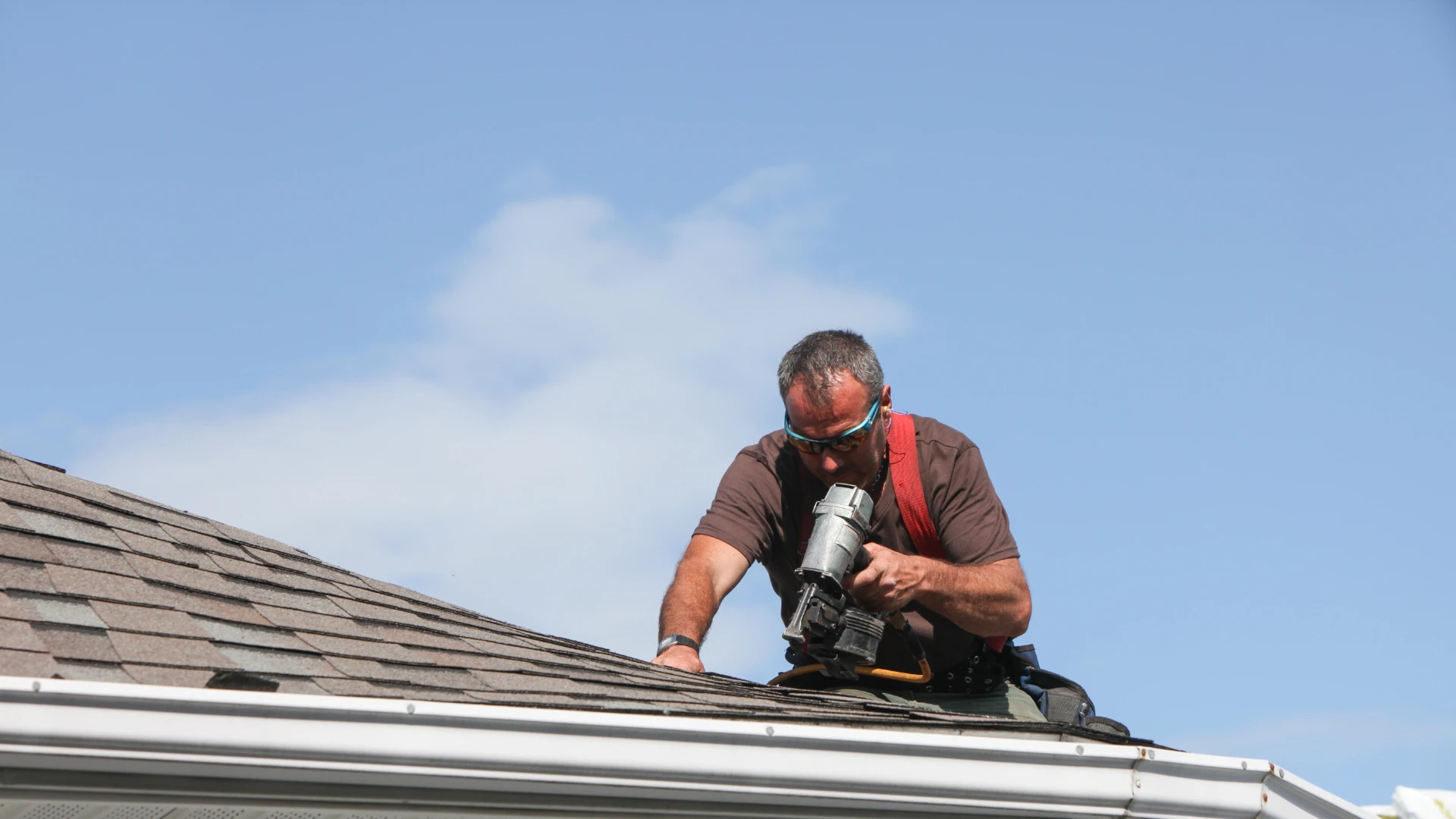 Roofer Working